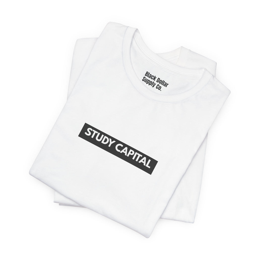Study Capital Tee — Most chase money. We study how it moves.