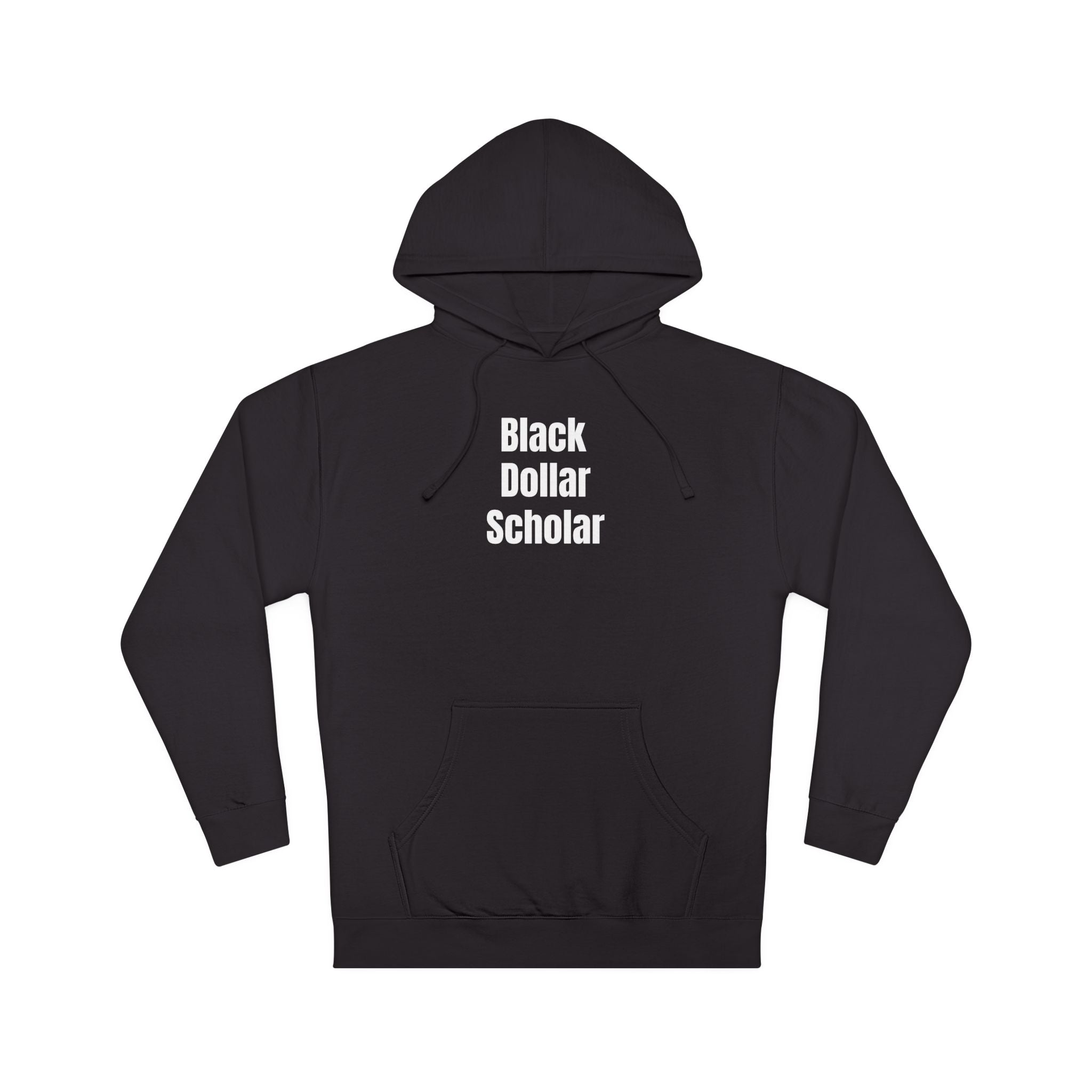 Black Dollar Scholar Hoodie – Community Economics Club Pullover